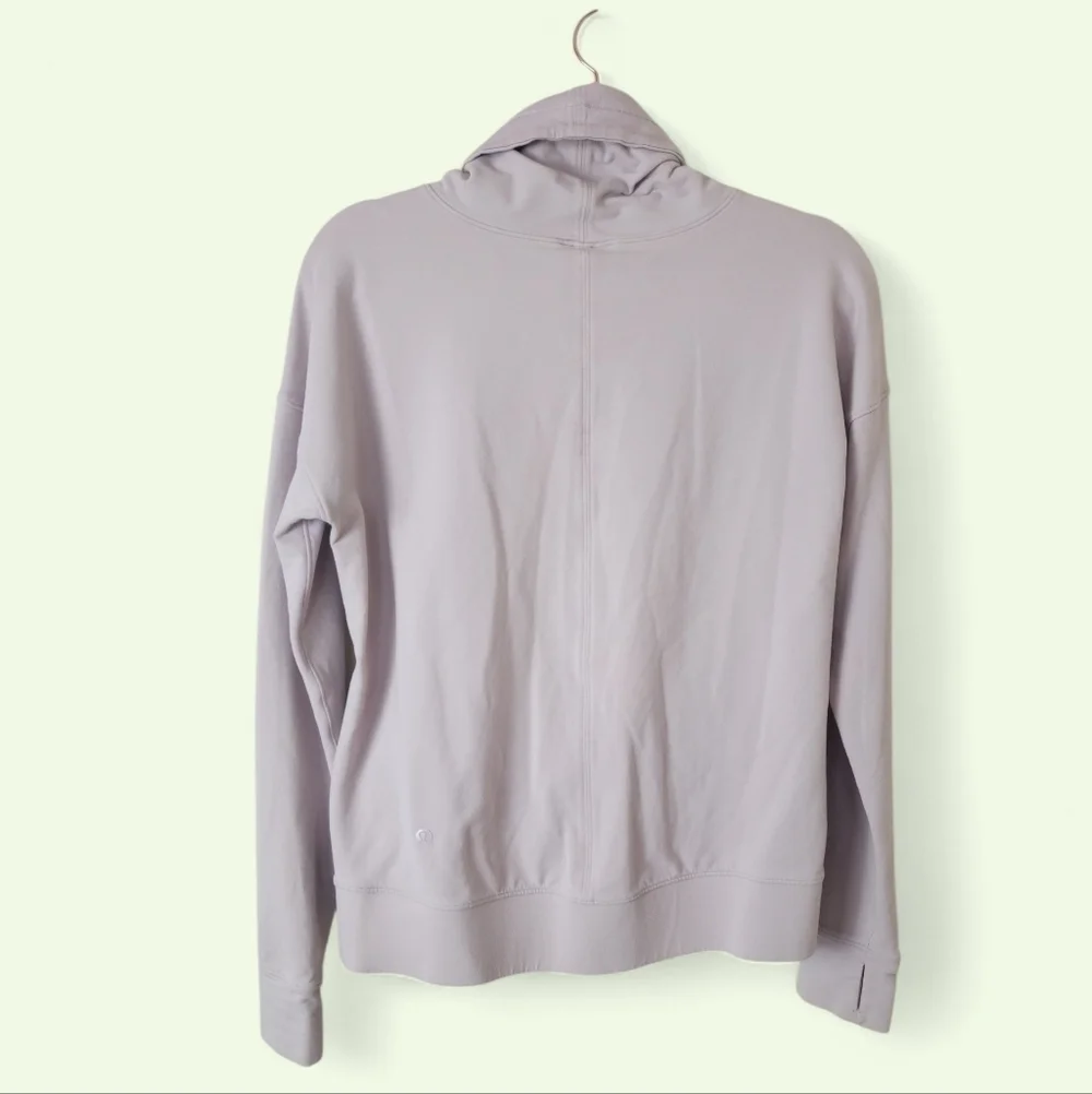 Lululemon Go Forward Cowl Neck Pullover Sweater Kangaroo Pocket Size 6